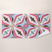 Uniek patroonontwerp badhanddoek (Badhanddoek)