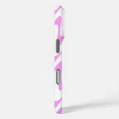 Uniek Patroonontwerp in Roze en Wit Case-Mate iPhone Case (Achterkant / Rechts)