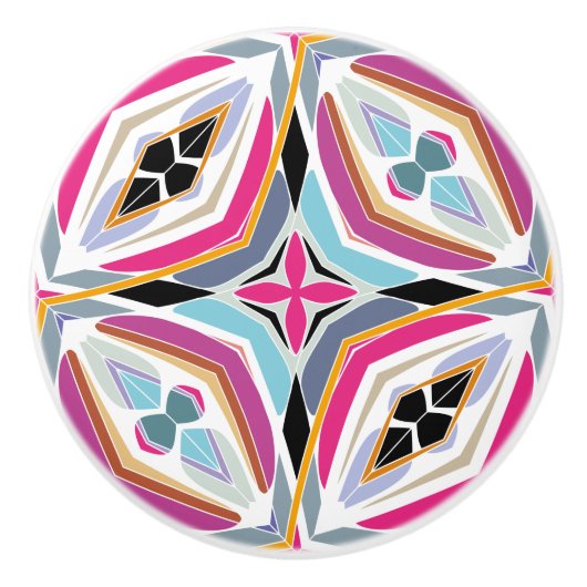 Uniek patroonontwerp keramische knop (Voorkant)