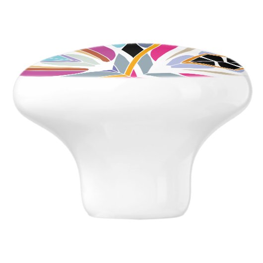 Uniek patroonontwerp keramische knop (Zijkant)