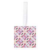 Uniek patroonontwerp kubus ornament (Voorkant)