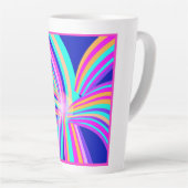 Uniek patroonontwerp latte mok (Rechterhoek)