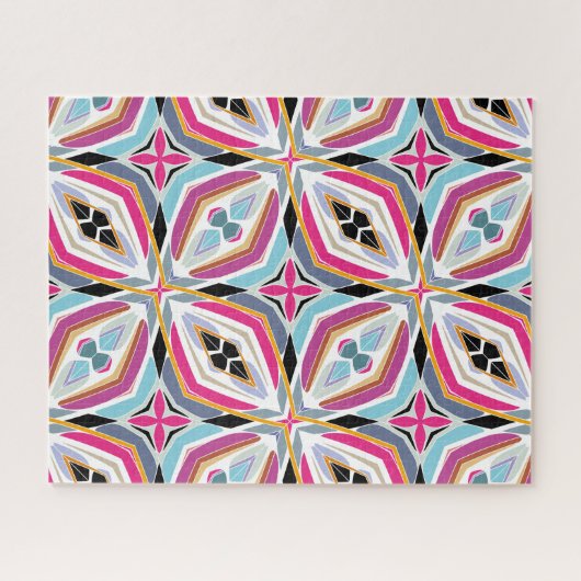 Uniek patroonontwerp legpuzzel (Horizontaal)