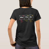 Uniek Periodic Table Moederdag T-shirt (Achterkant)
