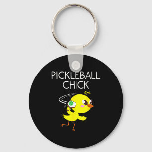Uniek pickleball-ontwerp voor vrouwen meisjes pick sleutelhanger