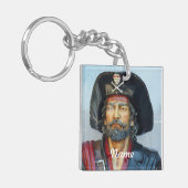 Uniek  piraat sleutelhanger (Voorkant Links)