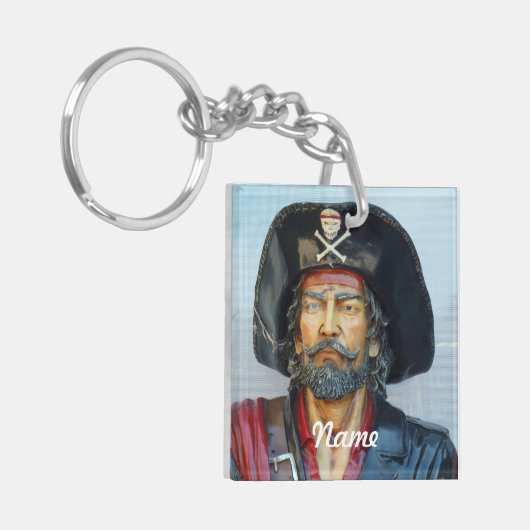 Uniek  piraat sleutelhanger (Voorkant Links)