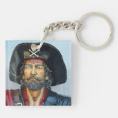 Uniek  piraat sleutelhanger (Achterkant)