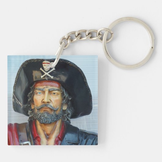 Uniek  piraat sleutelhanger (Achterkant)