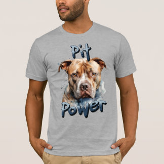 Uniek Pitbull lover hond T-shirt