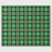 Uniek plaid tartan cadeau cadeaupapier (Vlak)