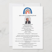 Uniek politiek inzamelingsevenement kaart (Voorkant)