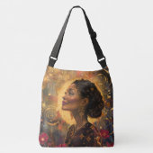 Uniek portret van kracht en elegantie crossbody tas (Voorkant)