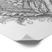 Uniek Poster voor hartkleuring (Hoek)