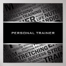 Uniek Poster voor persoonlijke trainers