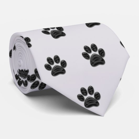 Uniek proefmodel voor zwarte hond stropdas (Opgerold)