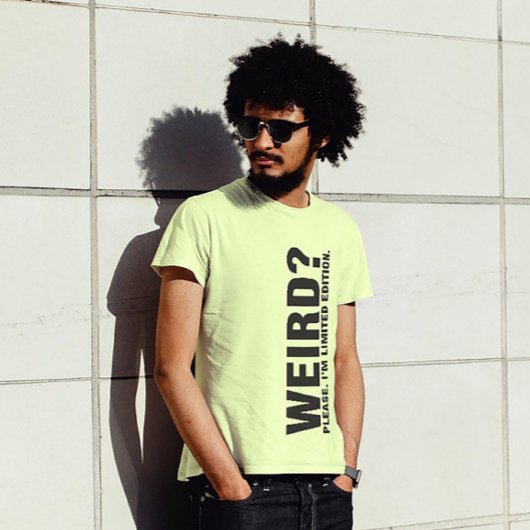 Uniek raar beperkt T-shirt - opvallen stijl