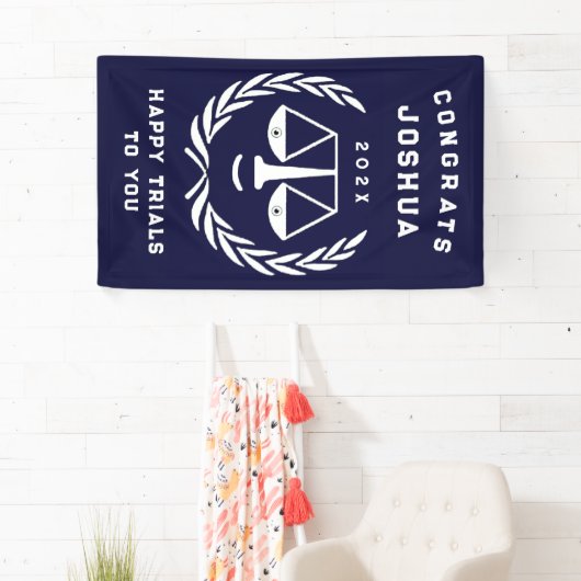 Uniek Recht School Afstuderen Spandoek (Insitu)