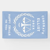 Uniek Recht School Afstuderen Spandoek (Horizontaal)