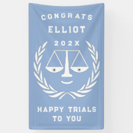 Uniek Recht School Afstuderen Spandoek