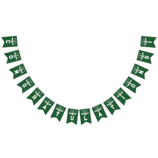 Uniek Recht School Afstuderen Vlaggetjes (Alle)