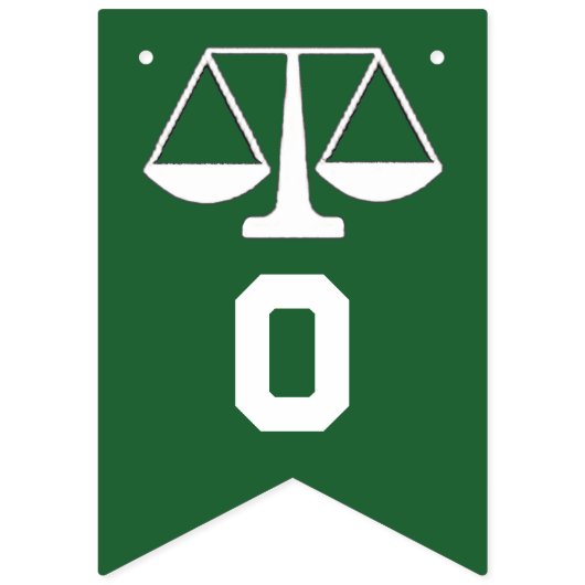 Uniek Recht School Afstuderen Vlaggetjes (Tweede vlag)