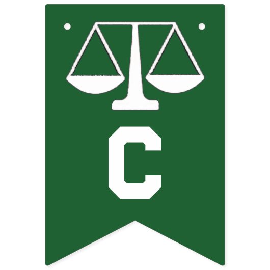 Uniek Recht School Afstuderen Vlaggetjes (Eerste vlag)