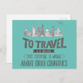 Uniek Reis Briefkaart (Voorkant / Achterkant)