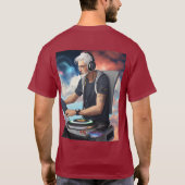 Uniek: Remix Maestro DJ design T-shirt (Achterkant)