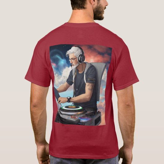 Uniek: Remix Maestro DJ design T-shirt (Achterkant)