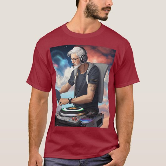 Uniek: Remix Maestro DJ design T-shirt (Voorkant)