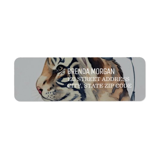 Uniek retouradreslabel etiket (Voorkant)