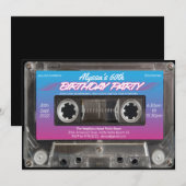 Uniek Retro 60e verjaardagsfeestje Kaart (Voorkant / Achterkant)