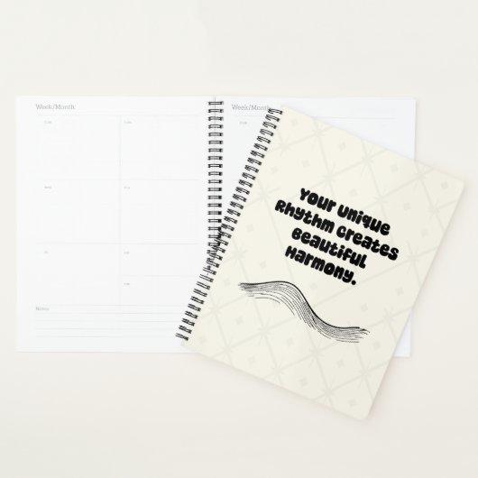 Uniek Ritme Mooie Harmonie Neurodiversiteit Planner (Display)