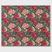 Uniek Roos Vegas inpakpapier (Vlak)