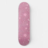 Uniek Roze Astrologie Design Skateboard (Voorkant)