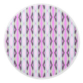 Uniek roze patroon keramische knop (Voorkant)