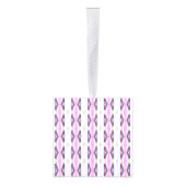 Uniek roze patroon kubus ornament (Rechts)