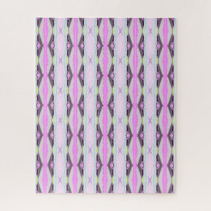 Uniek roze patroon legpuzzel