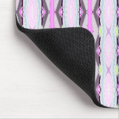 Uniek roze patroon muismat (Hoek)