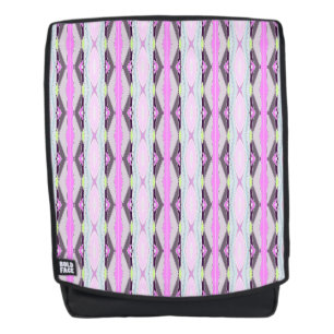 Uniek roze patroon rugtassen