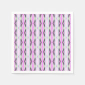 Uniek roze patroon servetten (Voorkant)