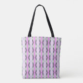 Uniek roze patroon tote bag (Achterkant)