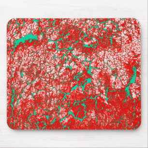 Uniek Roze rood groen Abstract patroon Muismat