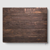 Uniek Rustisch Hood Calligrafie Weddenschap Boek (Achterkant)