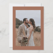 Uniek Samen Met Hun Families Online Bruiloft Kaart (Achterkant)