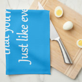 Uniek - Sarcastische Zen-zin Theedoek (Quarter Fold)