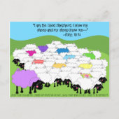 Uniek Schaap Goede Herder Inspirerend Briefkaart (Voorkant)