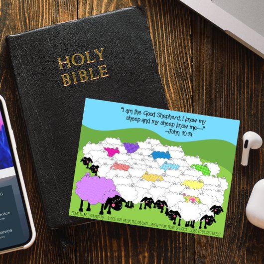 Uniek Schaap Goede Herder Inspirerend Briefkaart