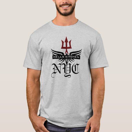 Uniek Shirt New York City: Hells Kitchen District (Voorkant)